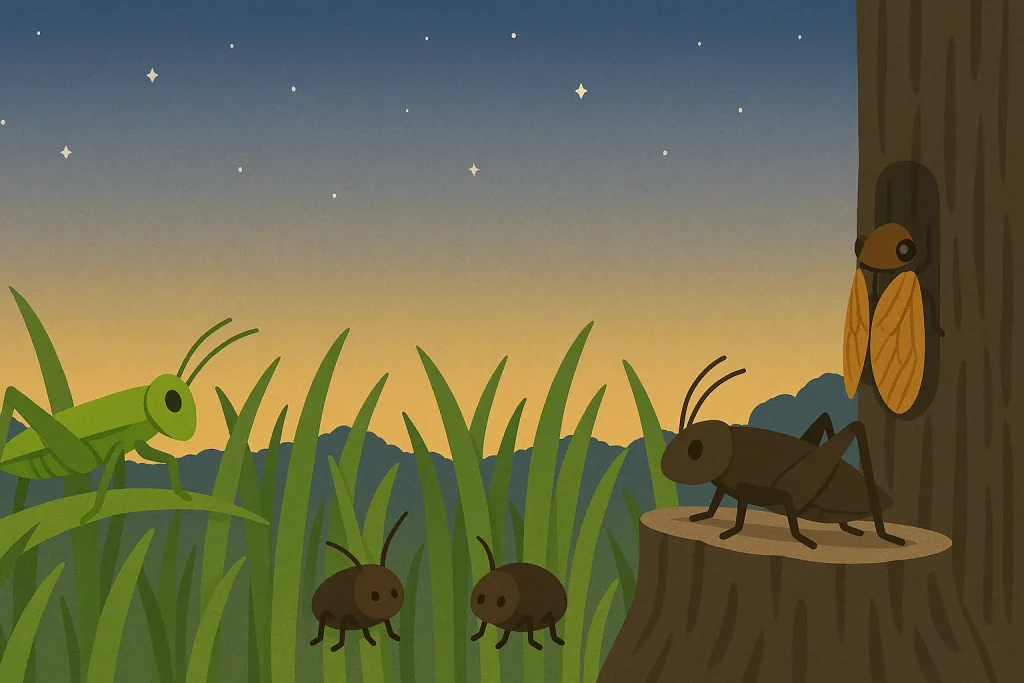 【原因】なぜ虫の音がこんなにうるさいのか?