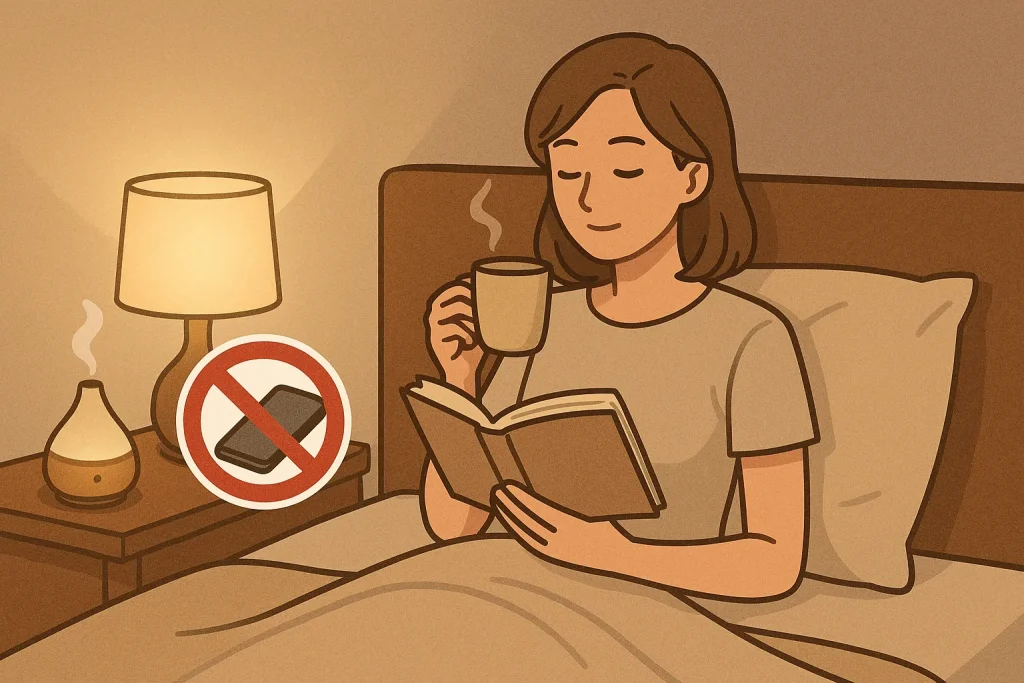 【対策5】意外な盲点?寝る前の習慣を見直してみる