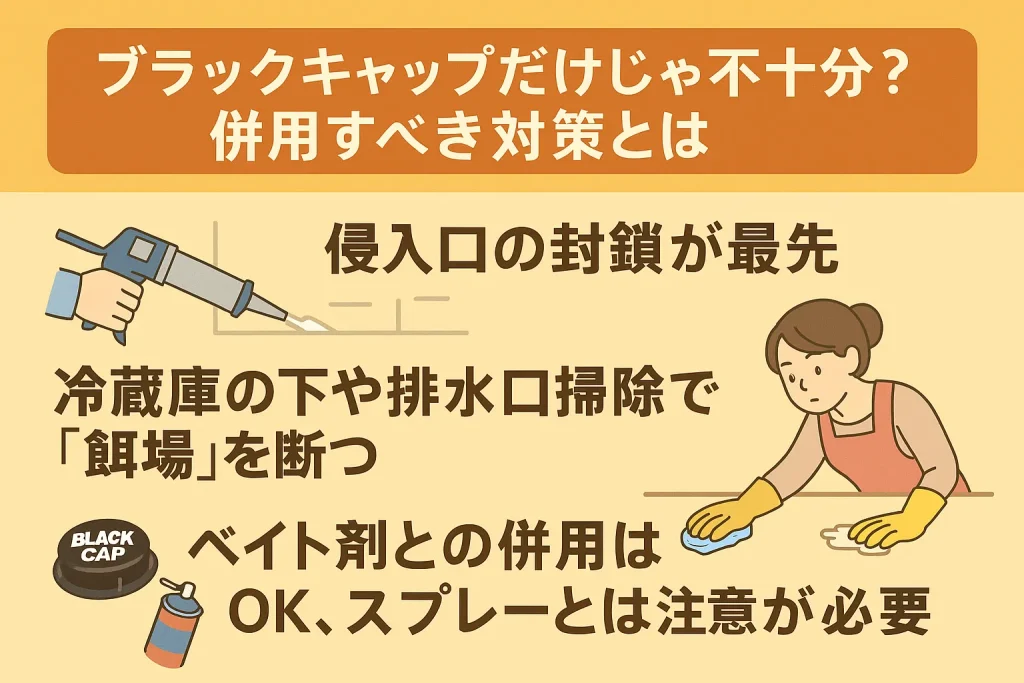ブラックキャップだけじゃ不十分?併用すべき対策とは