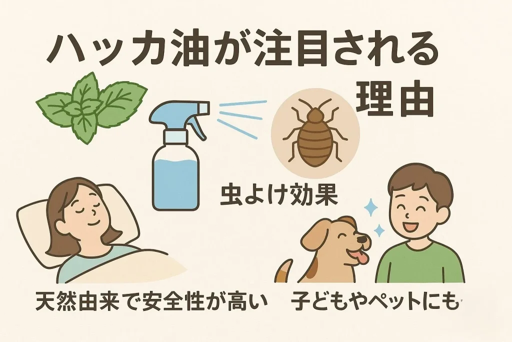 なぜ今「ハッカ油」がトコジラミ対策で注目されているのか？