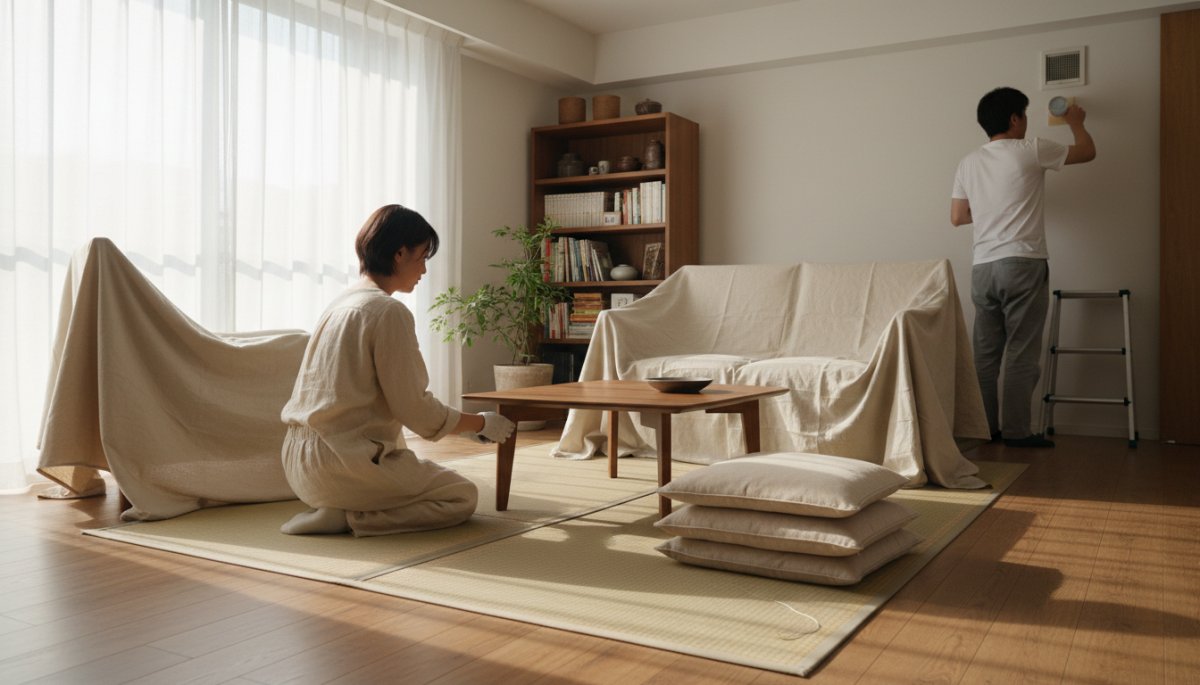 バルサン正しい使い方準備