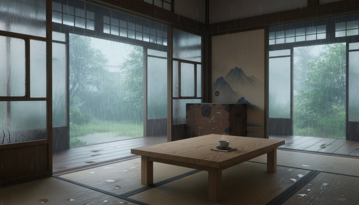 梅雨時期の湿気がこもった室内環境