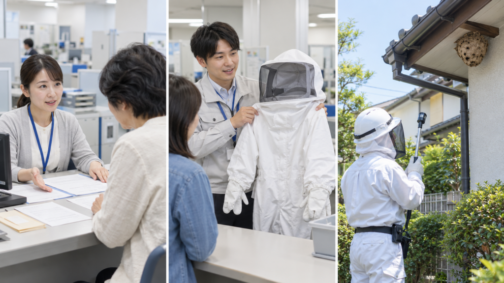害虫駆除は市役所や保健所にお願いできる?