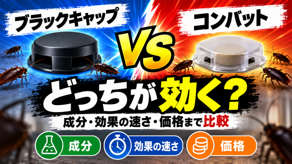 ブラックキャップとコンバット、どっちが効く?成分・効果の速さ・価格まで比較